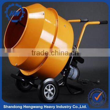 Mobile concrete mixer two wheels diesel engine concrete mixer