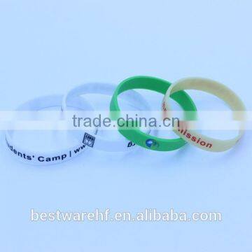 eco-friendly children size silicone raise money band