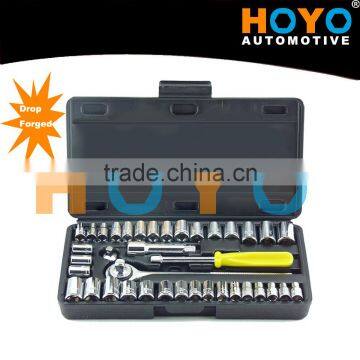 40 Piece 1/4-Inch and 3/8-Inch Drive Socket Set