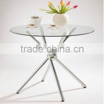 Hot Sale Modern Round Glass Dining Table/dining Set