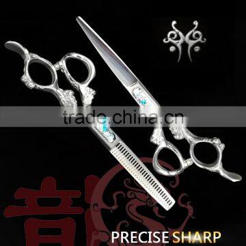 2017 Newest Design Barber Scissors Japanese 440C Steel Hair Scissors