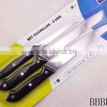 2015 Professional Chef Knife Set,3 pcs kitchen knife set