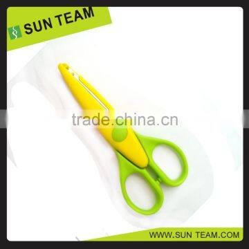 CS012 6-1/4" FDA durable safety children craft paper cutting scissors