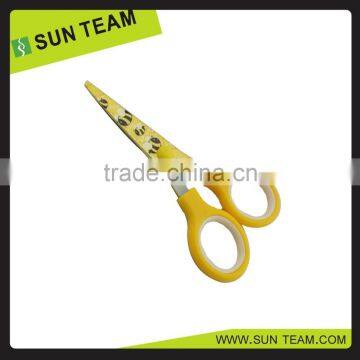 SC029P 5-1/4" " Professional Heat Transfer Blade Household Printing Patterns Fancy Germany Scissors photo-2