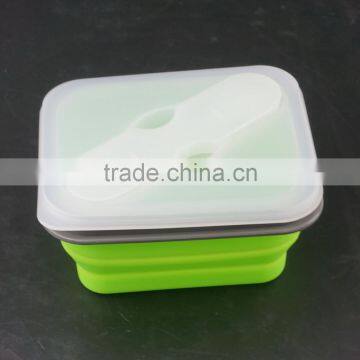 16130 Collapsible Silicone Kids Food Storage Box photo-4