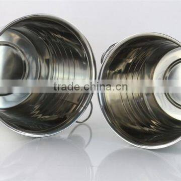 Wholesale Champagne Beer Ice Bucket Custom Bulk China Stainless Steel Metal Ice Bucket photo-6
