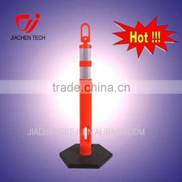 High quality rubber base plastic Stanchion