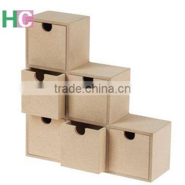 Wooden Box With Drawers, Mdf Wood Drawers photo-2