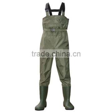 hotsale pvc nylon fishing wader from manufacturer