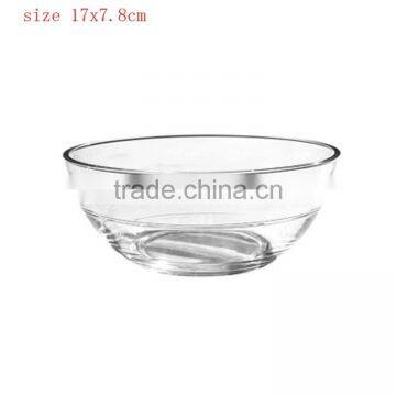 Nice -looking Pretty Useful Certification Unique Microwave and Dishwasher Safe Glass Soup Bowl for Desert Salad photo-2