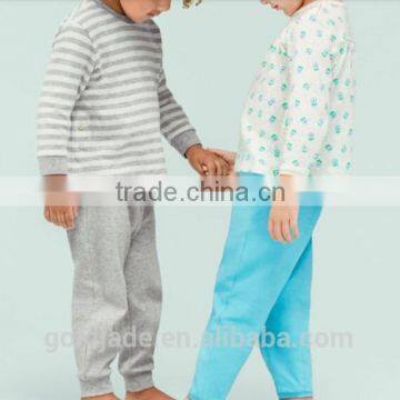 2016 Wholesale Kids Baby Stripe Pajama Suits Kids Stripe Cotton Pajamas photo-4