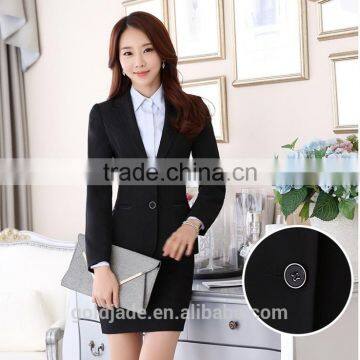 2016 Ladies Two Pieces Long Sleeve Blazer and Skirt Set Women Office Business Suit photo-4