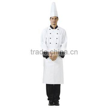 Custom Restaurant Uniform Designs Japanese Restaurant Uniform Of Black Chef Coat photo-6
