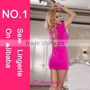 Sunspice Hot Sale Lingerie Manufacturer Quality Sexy Hot Adult Transparent Dress Sex Hot Club Dance Wear Sexy Clubwear photo-2