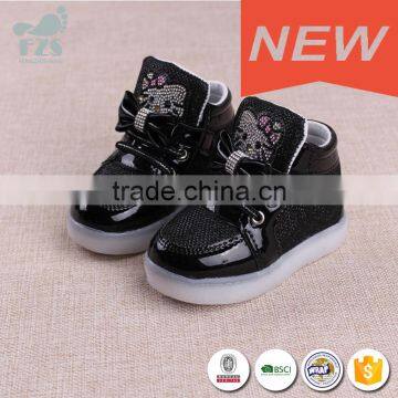 HFR-TS-22-15 2016 Black School Flashing Kids Led Shoes photo-2