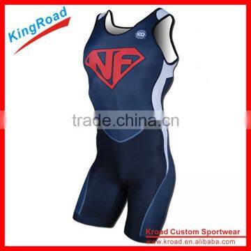 2016 New Arrival China Custom Sublimated Sleeveless Wrestling Overall/quick Dry Overall With Cheap Price photo-2