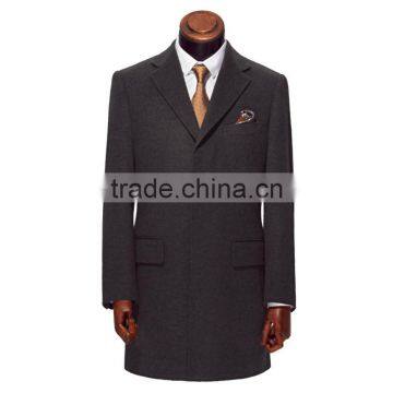 Men Coat Winter Wear Wool Fabric Grey Color