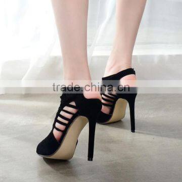 Zm50322b Fashion Women High Heel Sandals Roman Latest High Heel Plus Size Ladies Shoes photo-3