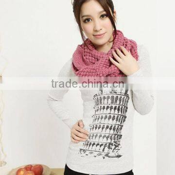 Women's Knit Neck Cowl Wrap Warmers Scarf Flexible Scarf 3455 photo-6