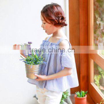 S17598A Girls T-shirt Short Sleeve Top Summer T Shirt photo-3