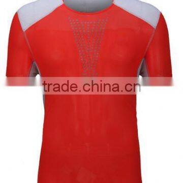 100% Polyester Wholesale Sport Dry Fit Custom Men t Shirt Printing photo-2