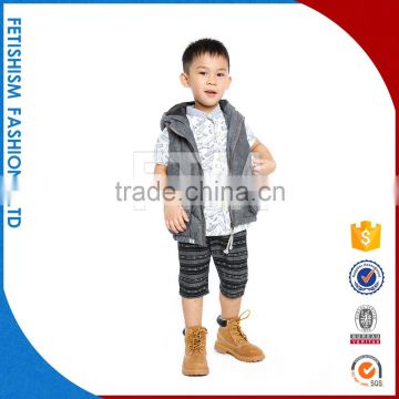 Hot sale cotton fashion kids boys genuine leather jackets