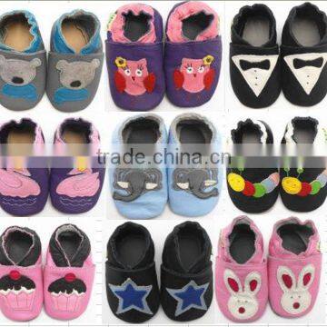 wholesale soft sole baby leather shoes,children shoes,baby leather shoes