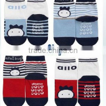 customized baby cotton socks, antislip Children's socks, 3-D socks