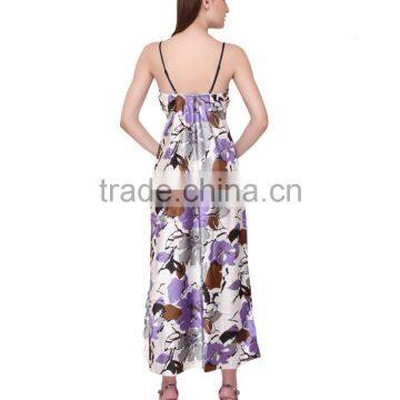 Valentine Women"s White Satin Nighty photo-3