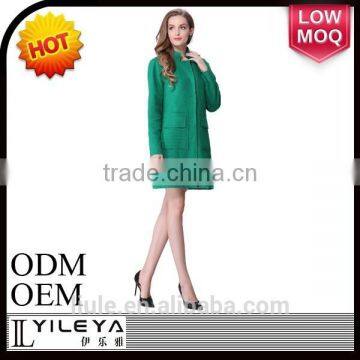 2015 Latest Elegant Women Wool Rain Design Fashion Coat photo-2
