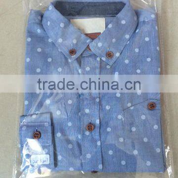 2014 Classic Long Sleeve 100% Cotton Children's Shirt