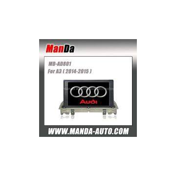 2 din car dvd player for Audi A3 (2014-2015) car audio manufacturer