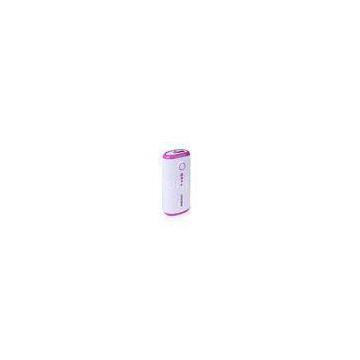 Mni Pink / Yellow / Green 5600mAh Slim Power Bank ABS + PC With USB