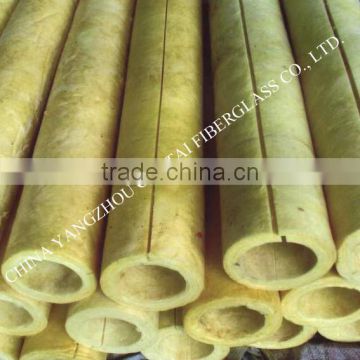 25mm inner diameter 3/4'' heat retaining fiberglass wool pipe in _ shape