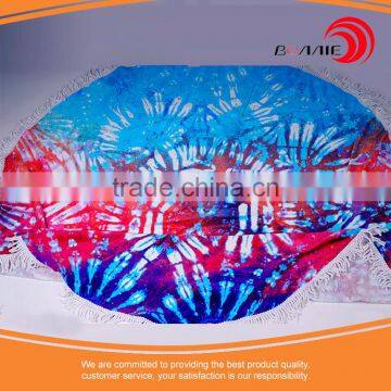 Custom Printed Good Quality Round Towel Printed Many Color Round Beach Towel photo-6