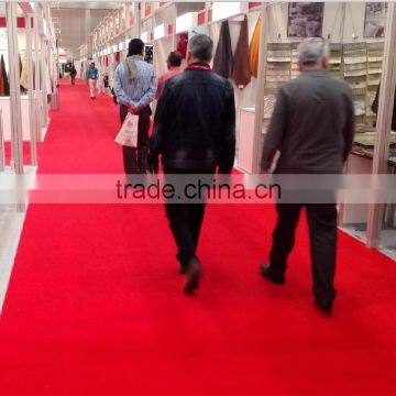 various colors plain exhibition carpet/Red exhibition carpet