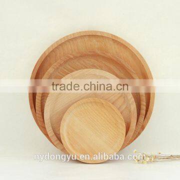 round beech wood bread tray /varnish free breakfast fruit tray coffee holder tray / msh dessert cake wooden tray