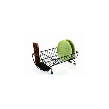 Dish rack with PP tray
