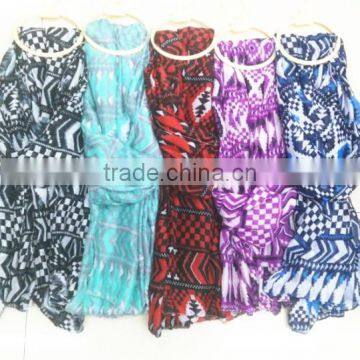 USA high quality print voile cotton scarf