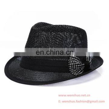 Wholesale Ladies Fedora Hat With Bowknot Ribbon