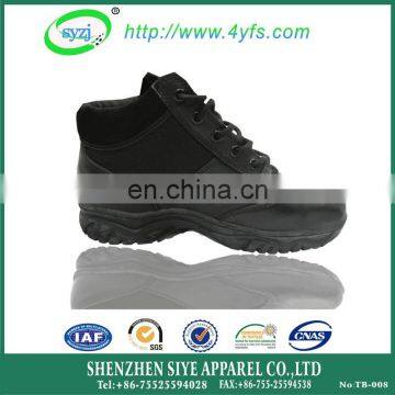 Famous design China cheap men black military boots