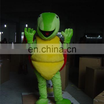 2016 Lovely green turtle mascot costume adult sea turtles mascot costume