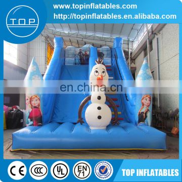 Snow and ice world slide,PVC inflatable slide