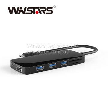USB Type C Hub With Power Delivery for Charging, One 4K HDMI Output and Four USB 3.0 Ports, Card Reader photo-3