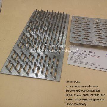 galvanized steel connector plates
