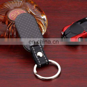 Custom Car Carbon Fiber Metal Keychain Wholesale photo-3