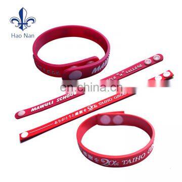 Promotional good quality personalized cheap custom silicone bracelet