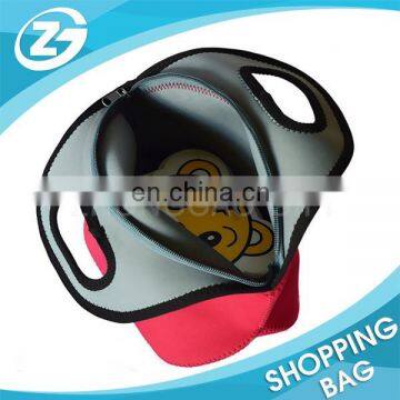 Neoprene Lunch Bag Cooler Bag In Different Colors Durable Shockproof Picnic Case Lunch Tote Bag photo-6