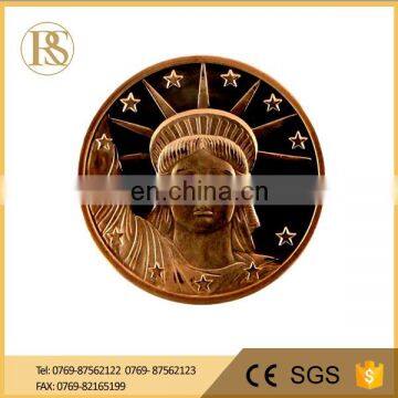 The statue of liberty medal gold coins