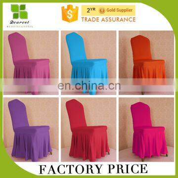 Fancy Wedding Decoration Chair Covers With Side Pleats for Wedding photo-4